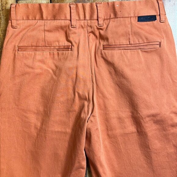 Zara Pants Mens size 29 copper orange trouser slacks business office Formal - Picture 6 of 8